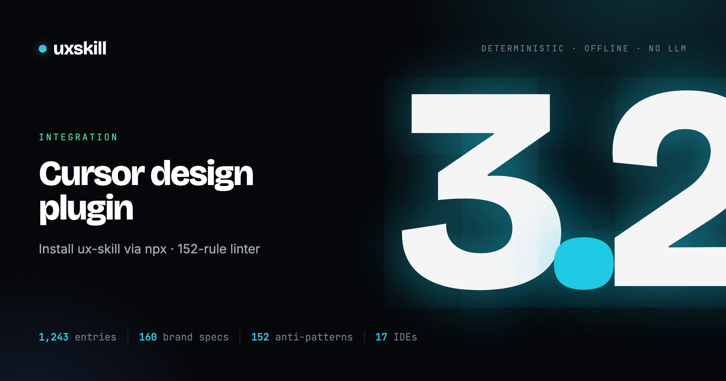 Cursor design plugin: install ux-skill to stop generic AI design output